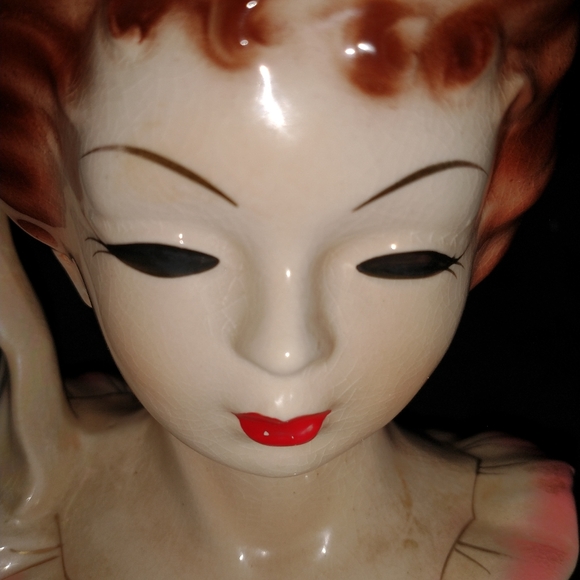 JAPAN Accents Vintage Lady Head Vase Made In Japan Poshmark